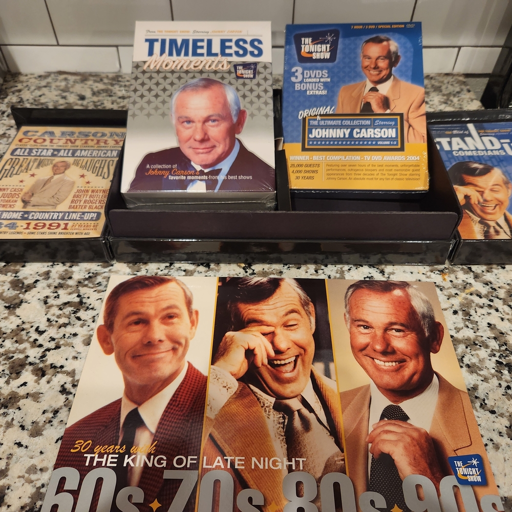 Johnny Carson Set 2007 Heeeres Johnny!! The Definitive Collection DVD 12-Disc
